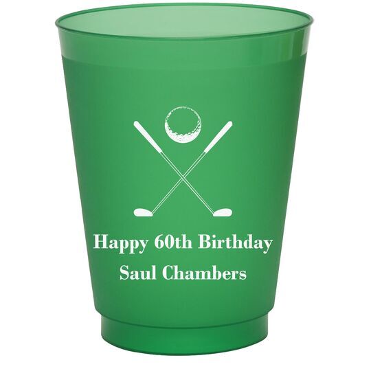 Golf Clubs Colored Shatterproof Cups